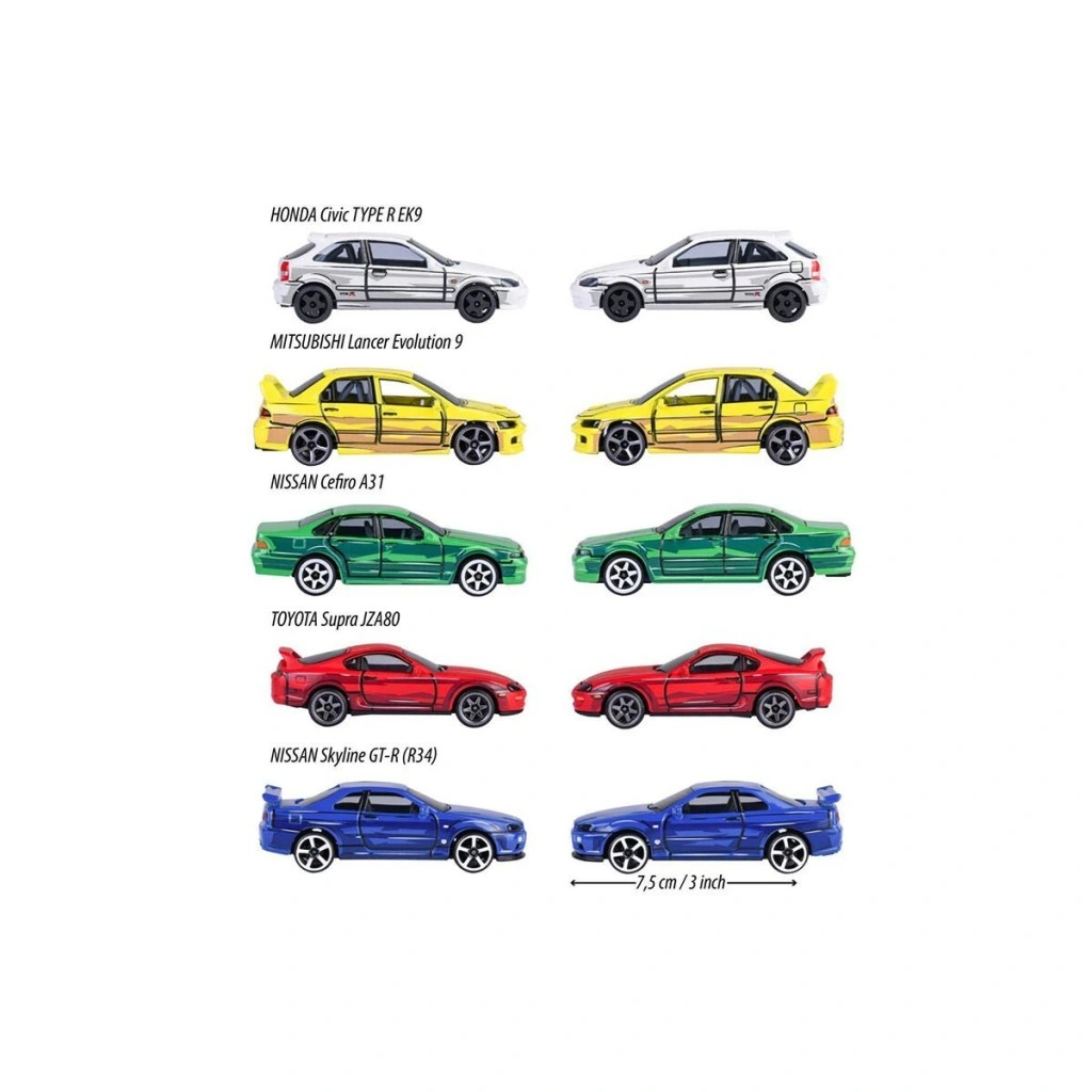 8504105000 JDM Legends Anime 5 Pieces Giftpack - Görsel 2