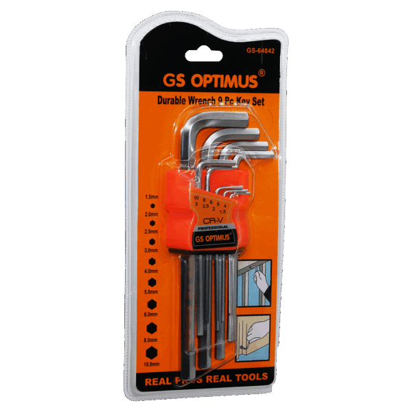 9 PARÇA  KROM UZUN - DÜZ ALYAN 180MM (K0)
