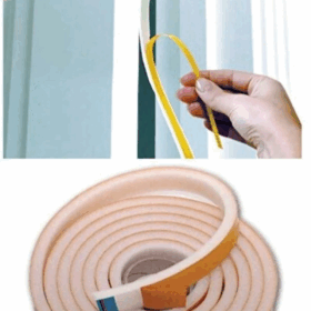 9 Metre Pencere Izolasyon Bandı Yapışkanlı Cam Yalıtım Süngeri Rüzgar Soğuk Kesici Pimapen Fitili