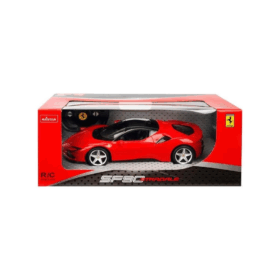 Çocuk 97300 1:14 Ferrari SF90 Stradale Işıklı Uzaktan Kumandalı Araba 34 cm -Sunman