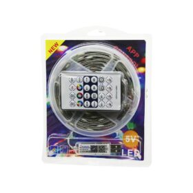 9MT  KUMANDALI - USB Lİ  RGB ŞERİT LED  0.4W/M - 20lm/led   -20+55°C (K0)