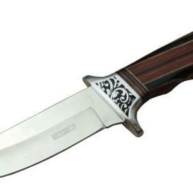 A058-1 Kamp Bıçağı 26,5 Cm - Ahşap Sap, Kılıflı