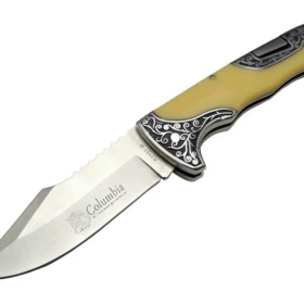 A3157c Av / Kamp Çakı 23 Cm - Sedef İşlemeli Saplı