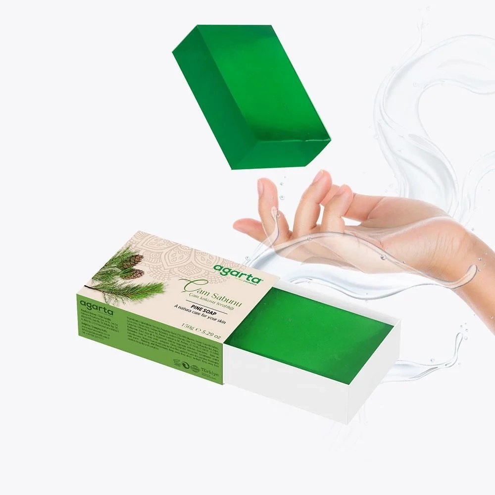 Çocuk Agarta El Yapımı Güzellik Sabunu 150 Gr Çam Özlü - Görsel 2