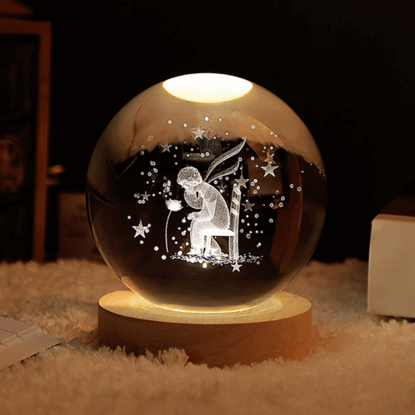 Ahşap Altlıklı Usb'li Gece Lambası