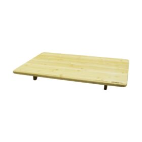 AHŞAP BAMBU KESME TAHTASI KESİM PANOSU  AYAKLI SOFRA  40X60X7CM (K0)
