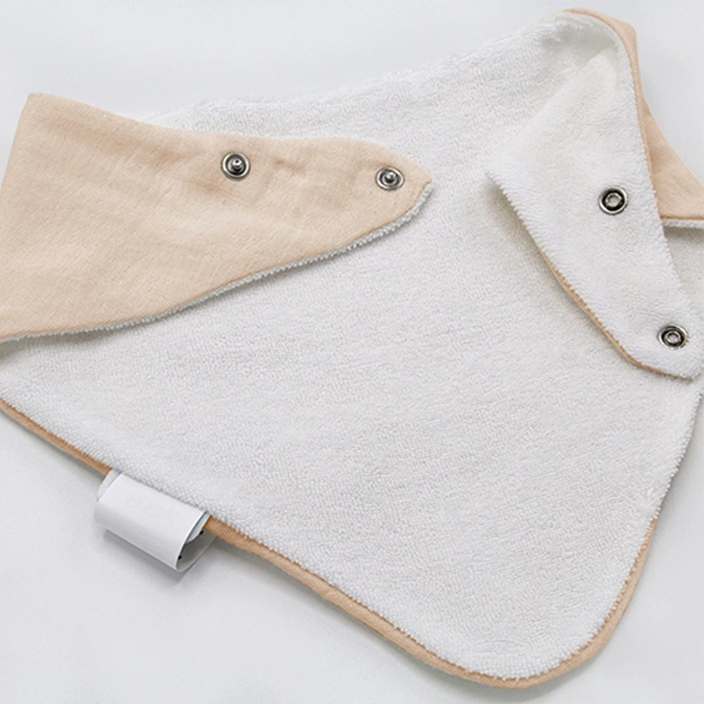 Ahşap Diş Kaşıyıcılı Bürümcük Müslin Önlük 736 Somon - Görsel 5