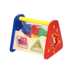 Çocuk Ahşap Eğitici Geometrik Şekiller Bul-tak Oyunu