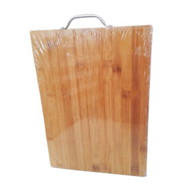 AHŞAP KOYU BAMBU KESİM PANOSU METAL KULPLU (K0)