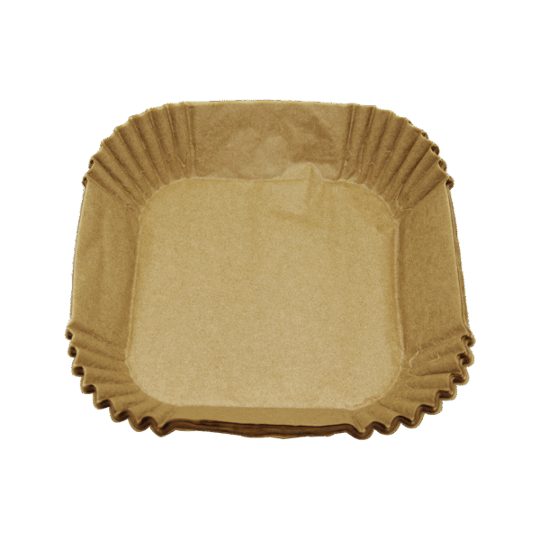 AİR FRYER 50 PARÇA  KARE - 16X4.5CM KAĞIT PİŞİRME KALIBI (K0)