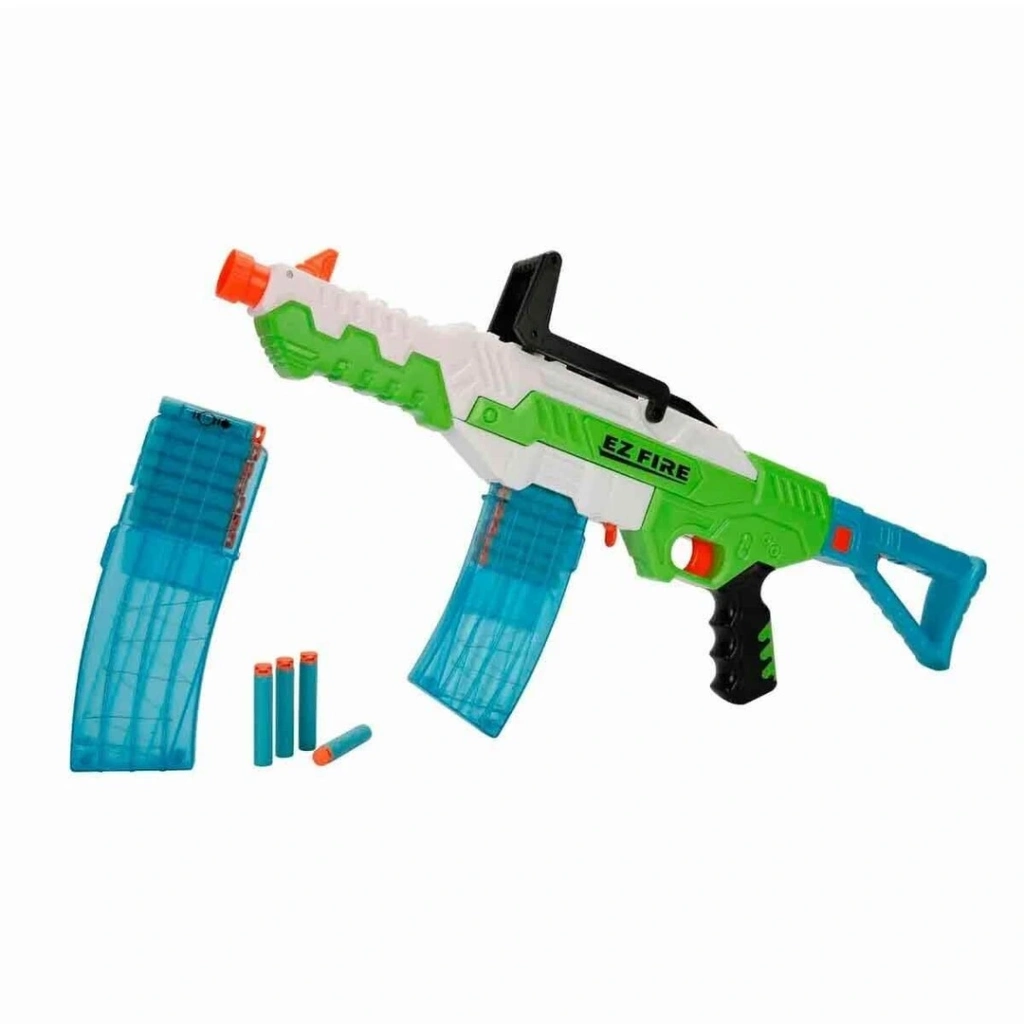 Air Warriors Ez Fire Blaster 20 Mermili Sünger Dart Atan Silah 55 cm - Görsel 2