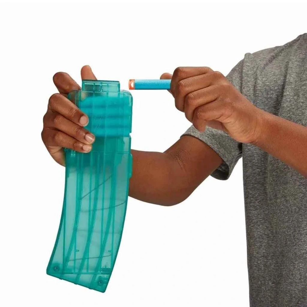 Air Warriors Ez Fire Blaster 20 Mermili Sünger Dart Atan Silah 55 cm - Görsel 4