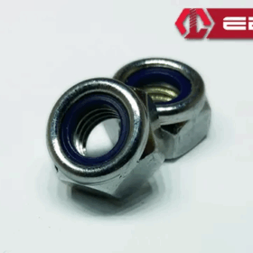 Altıköşe Fiberli Somun M6 - 100 Adet