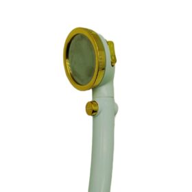ALTIN - BEYAZ İĞNELİ YANDAN KADEMELİ PLASTİK DUŞ BAŞLIK (K0)