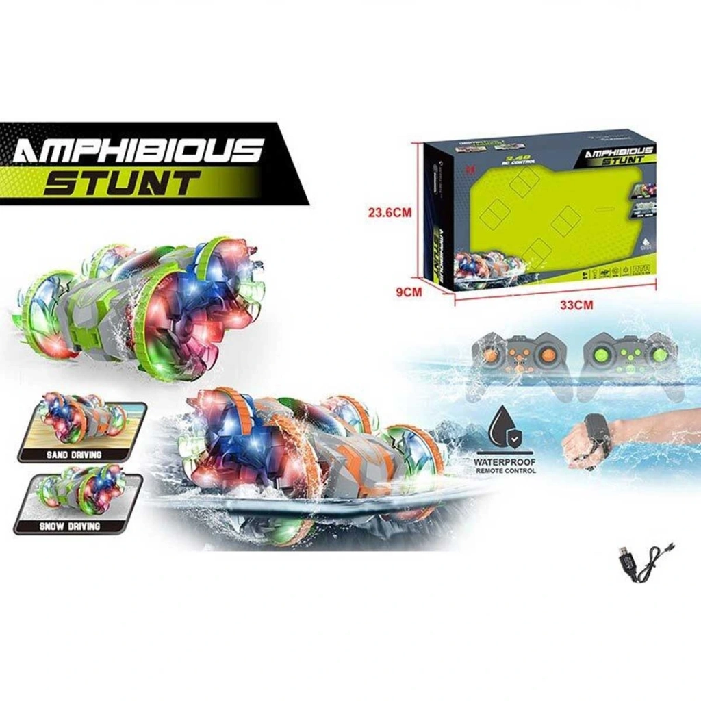 Amfibik Akrobat Kumandalı 4x4 Araba LH-C086-3 - Görsel 3