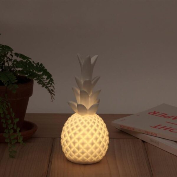 Ananas Şeklinde Desenli Büyük Boy Pilli Masa ve Gece Lambası (K0) - Görsel 3
