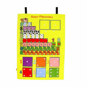 Çocuk AND-5124 Sayıları Cırtlı Pano -Anadolu Oyuncak