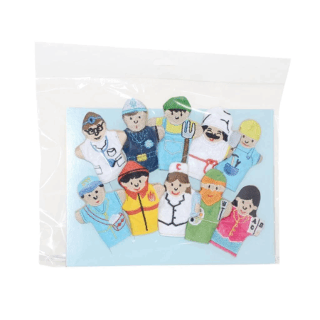 Çocuk AND-5197 Meslekler Parmak Kukla 10'lu -Anadolu Oyuncak