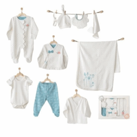 Andywawa AC23751 Love Holidays 10 Parça Hastane Çıkışı Ekru