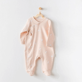 Andywawa AC24115 Cute Bunnies Be Sking Bebe Tulum Pink