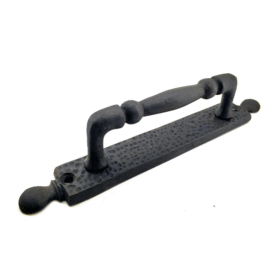 Antika Tarz Dekoratif Pirinç Misket Çekme Kapı Kolu - 223x33 Mm, Oksit