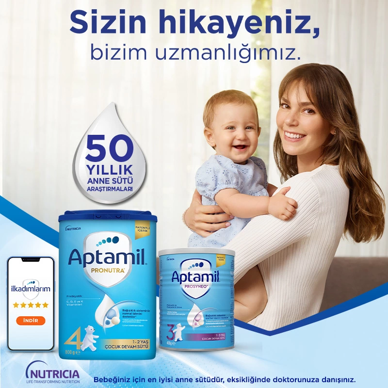Aptamil Çocuk Devam Sütü 2 Yaş+ 800 Gr İki Yaş ve Üzeri İçin - Görsel 5