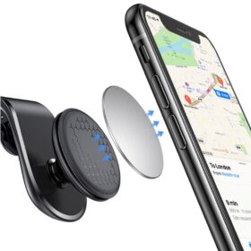 Araba Klimasına Takılan Mandallı 360 Mıknatıslı Telefon Tutucu (K0)