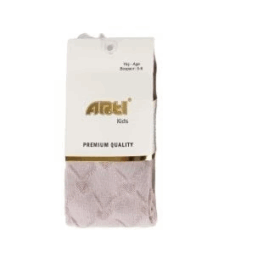 ı Kalp Kabartmalı Kız Külotlu Çorap 340023 Asorti