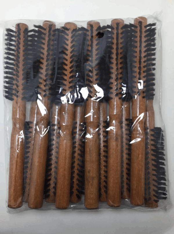 Astra Rd-557a Tel Koyu Ahşap Renk Saç Fırçası Tarak - Görsel 2