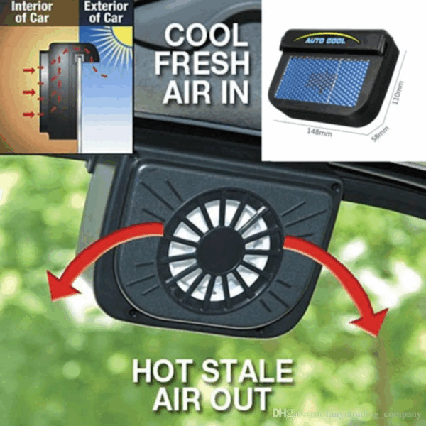 Auto Cool Güneş Enerjisiyle Çalışan Araç İçi Soğutucu - Görsel 3