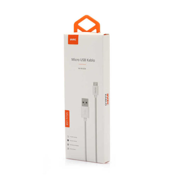 AV-W101B USB-MICRO USB 1M KABLO (K0) - Görsel 2