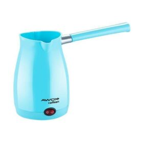 AWOX CAFFEEN  MAVİ  ELEKTRİKLİ CEZVE  TÜRK KAHVESİ  MAKİNESİ  PLASTİK   ÇİFT AĞIZ   0.4LT - 5 FİNCAN   1000W (K0)