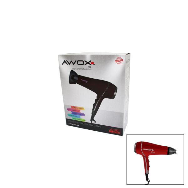 AWOX ELİT PROFESSIONAL SAÇ KURUTMA - FÖN MAKİNESİ 2200W (K0)