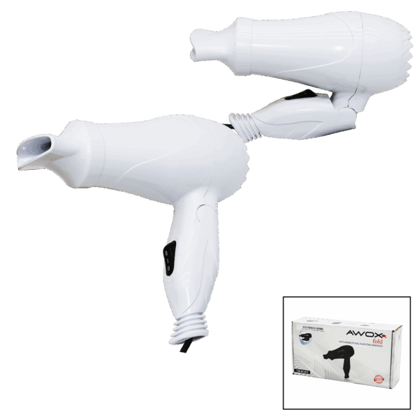 AWOX FOLD SAÇ KURUTMA - FÖN MAKİNESİ SEYAHAT TİPİ 750W (K0)