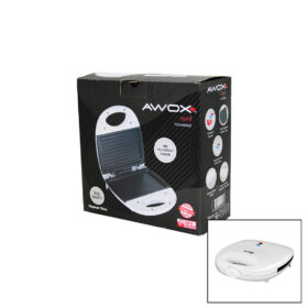 AWOX RAPİD TOST MAKİNESİ TEFLON YÜZEY BEYAZ KASA 750W (K0)