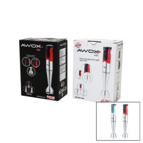 AWOX VOLTOX ELEKTRİKLİ ÇELİK UÇLU ÇUBUK BLENDER KROM - RENKLİ 800W (K0)