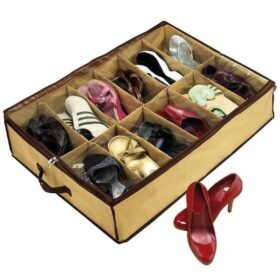 Ayakkabı Saklama Çantası 12 Bölmeli Shoes Under (K0)