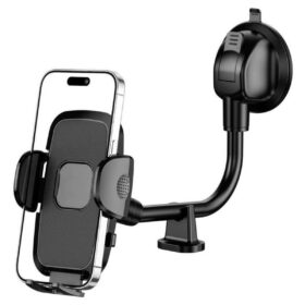 Ayarlanabilir Vakum Kilitli Cam Ve Torpidoya Takılabilen Telefon Tutucu (K0)