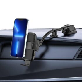Ayarlanabilir Vakum Kilitli Cam Ve Torpidoya Takılabilen Telefon Tutucu (K0)
