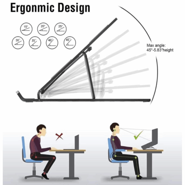 Ayarlanabilir Laptop Standı 7 Kademe - Görsel 2