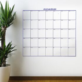 Aylık Planlayıcı Manyetik Duvar Stickerı Takvim Plan Çizelgesi (K0)