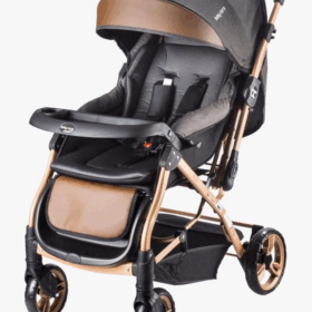 Baby Care 65 Capron Çift Yönlü Bebek Arabası Gold Siyah
