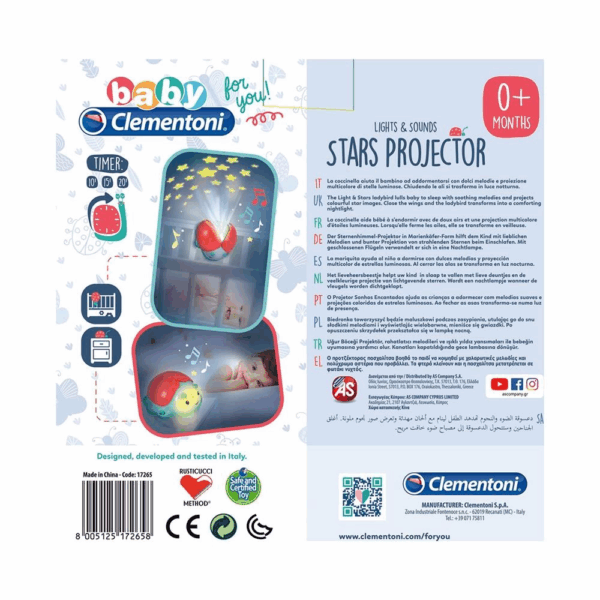 Baby Clementoni - Projektör Uğur Böceği - Görsel 3