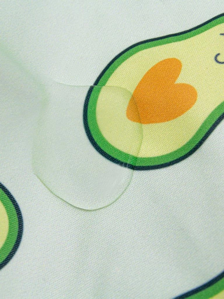 Avokado Desenli Kolsuz Önlük ile Eğitici Yemek Zamanı ve Leke Tutmaz Tasarım - Görsel 2