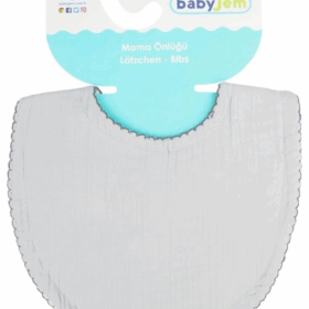 BabyJem Bürümcük Müslin Önlük 811 Gri