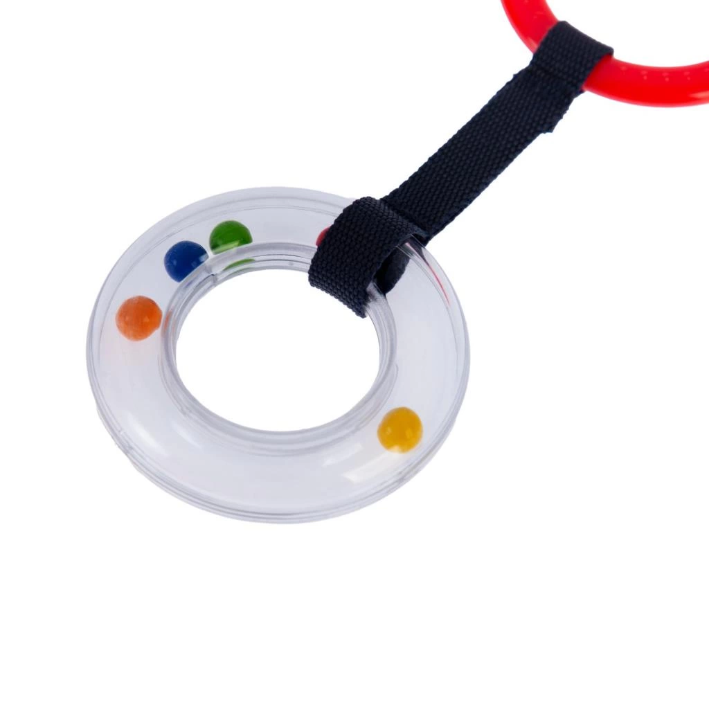 Çocuk BabyJem Çıngıraklı Puset Halkası 876 Kırmızı - Görsel 3