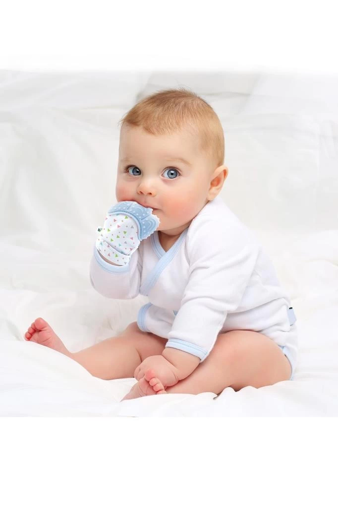 BabyJem Diş Kaşıyıcı Eldiven 526 Mavi - Görsel 5