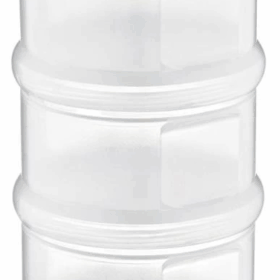 BabyJem Katlı Toz Mama Kabı 545 Beyaz