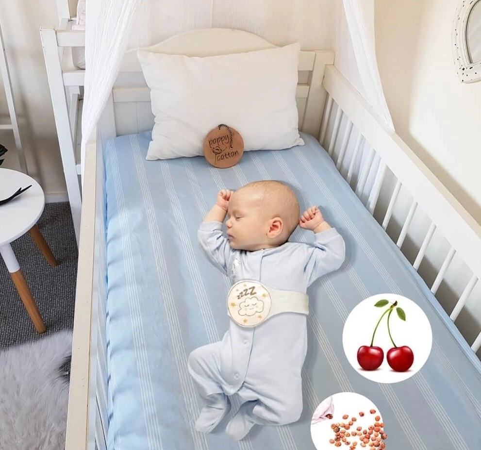 Çocuk BabyJem Kiraz Çekirdekli Gaz Giderici Kemer 429 Gül Kurusu - Görsel 3