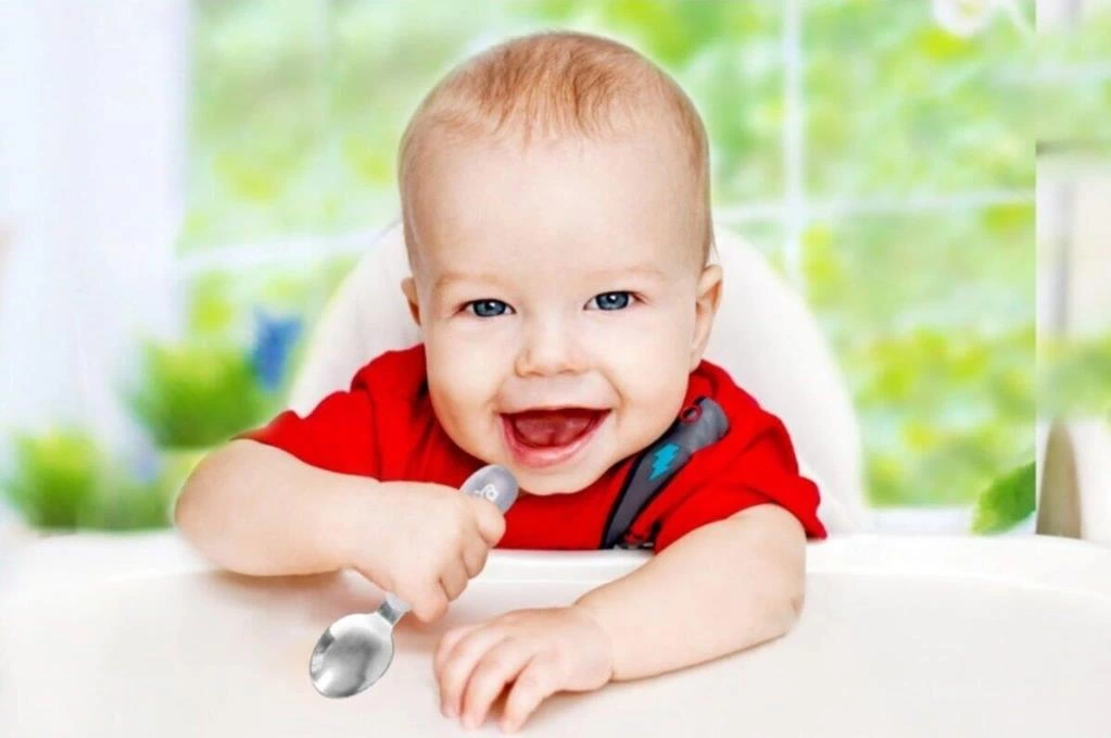 BabyJem Paslanmaz Çelik Çatal Kaşık Seti 522 Gri - Görsel 4